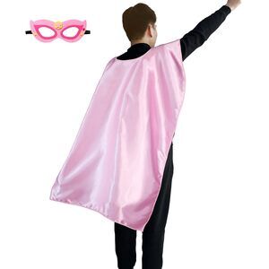 7129 Adults Superhero Cape And Mask, Birthday Gifts For Cosplay